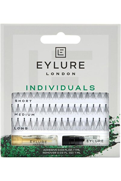 Eylure رموش صناعية فردية، قصيرة/متوسطة/طويلة