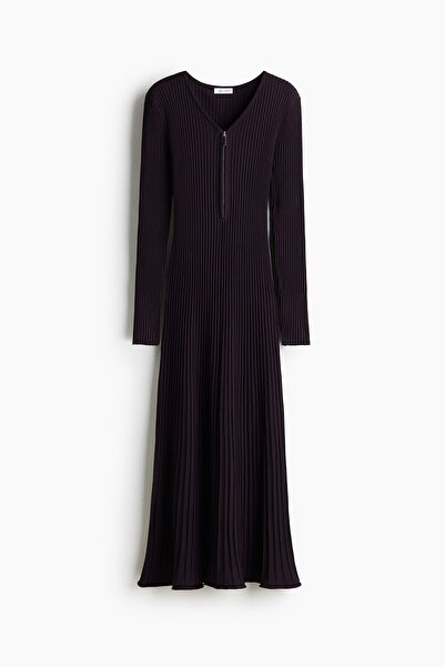 H&M Lastik Örgülü Elbise