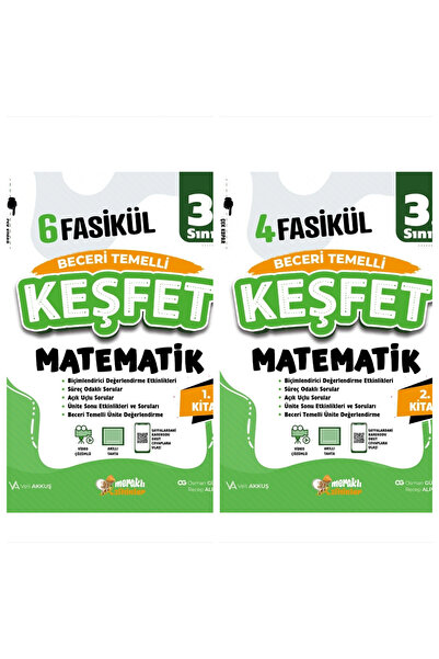 meraklı zihinler 3.SINIF BECERİ TEMELLİ MATEMATİK(1-2) 10 FASİKÜL KEŞFET(2'Lİ...