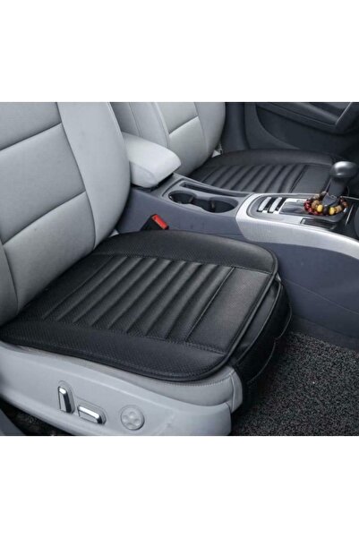 CED AUTO TRADE Individual car seat cover for the front seat, -leather 50x50 cm, black