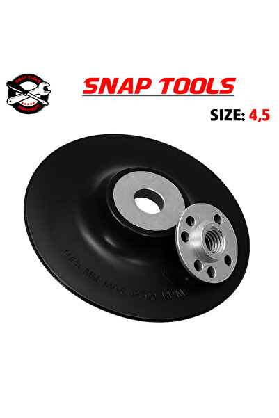 SNAP TOOLS Black rubber sanding base 4.5"