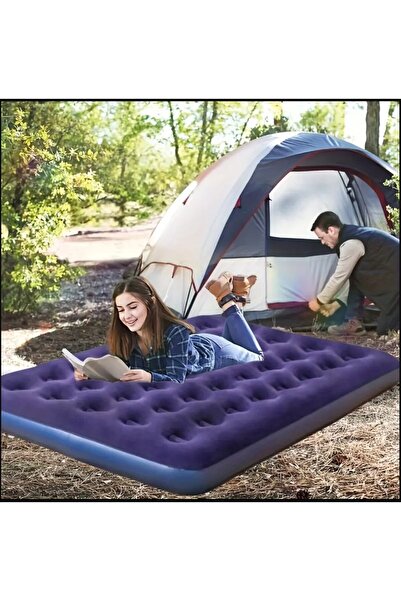 Mighty ÇİFT KİŞİLİK 192X152X22 CM KAMP TATİL ŞİŞME YATAK KAMP YATAĞI