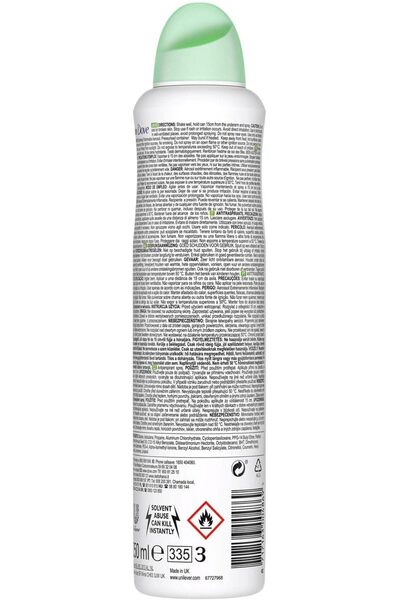 Dove (Dove) Go Fresh Cucumber & Green Tea Scented Deodorant Spray, 250ml, Lasts 48 Hours