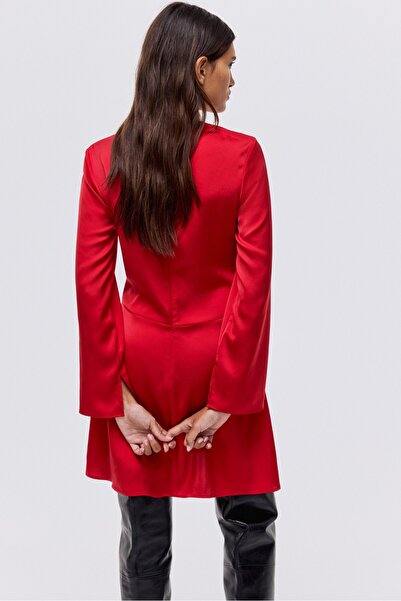 H&M Burgu Detaylı Elbise