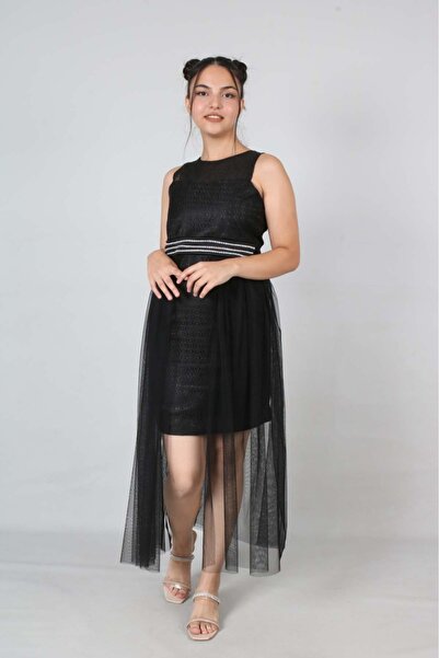 Asortix Rochie de seară pentru fete, pentru absolvire, bal, nuntă, cu henna