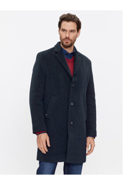Tommy Hilfiger Men's Wool coat MW0MW32963 Multicolor