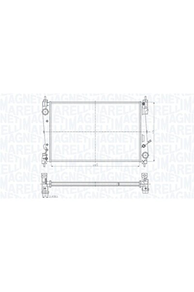 MAGNETI MARELLI Radiator, Fiat Bravo 2,