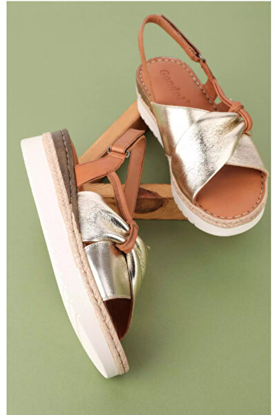 Gondol Sandale cu talpă moale anatomică din piele naturală