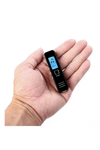 PASACO Mini Ses Kayıt Cihazı Ekranlı Kulaklık Hediyeli 32GB Cihaz Üzerinden K...