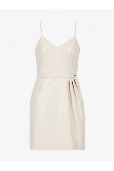 Armani Exchange Kadın Bej İnce Askılı Şık Bir Mini Elbise 3RYA14_YN3GZ_1775