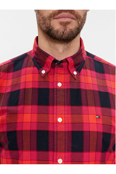 Tommy Hilfiger Men's Shirt MW0MW33780 Red
