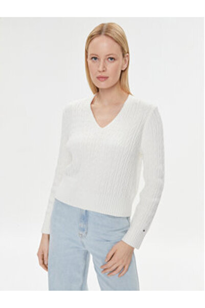 Tommy Hilfiger Women's Sweater WW0WW39017 Beige