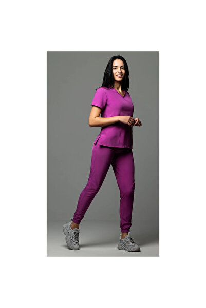 tag Costum medical pentru femei PREMIUM EVA, violet