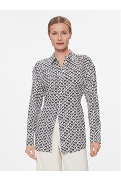 Tommy Hilfiger Cămașă de damă WW0WW40753 albastră