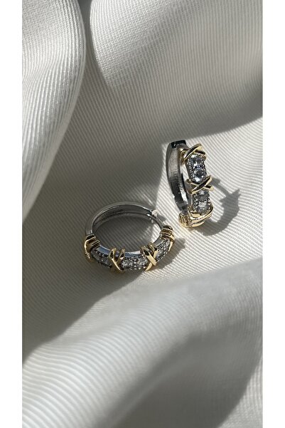 Vi store Çelik Tiff X Küpe