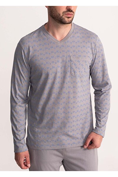 Soft&Seven by SOFIAMAN Men cotton pyjamas with V-nekline Filip