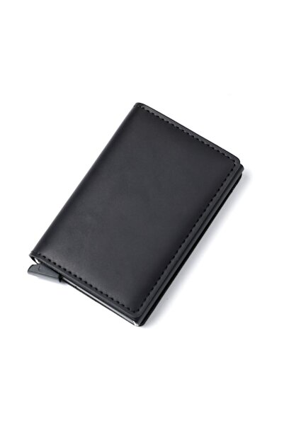 OEM Minimalist Wallet, Aluminum Card Support for 6 Cards, Coin Pocket, Matte Black