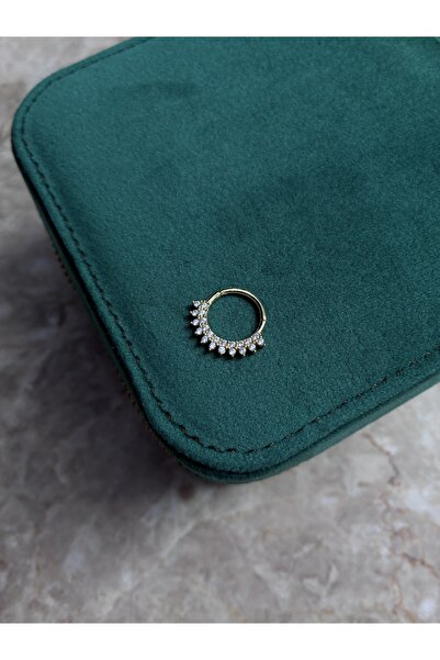 Miltonia 925s Zirkon Taşlı Tragus Gümüş Küpe