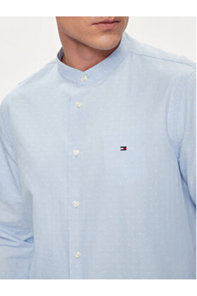 Tommy Hilfiger Cămașă bărbătească MW0MW34650 Albastră