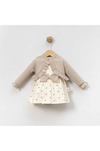 pony baby 'pony ile özel hisset' Kalpli Kız Bolerolu Elbise
