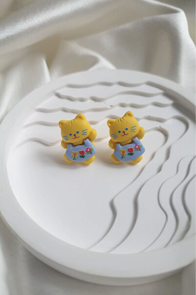 SelinDiamond Steel Children's Earrings with Animal Figures
