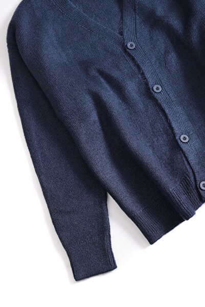 no7man Lorven Navy Blue Cardigan