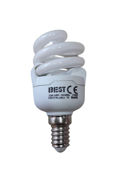 Best Enerji Tasarruflu Spiral Ampul 7 watt (Sarı Işık)