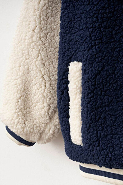 Haribo Boy's Fleece College Jacket - Navy Blue