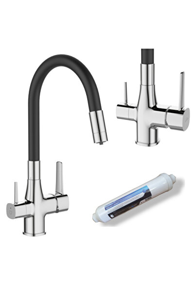 Other Baterie bucătărie și chiuvetă Invena GLAMOUR cu filtru de carbon, crom/...