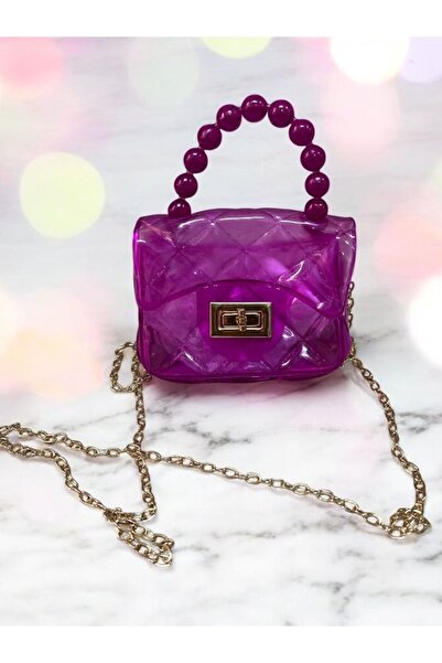 EyER Shoping Geantă din silicon cu lanț lung de dimensiunea portofelului