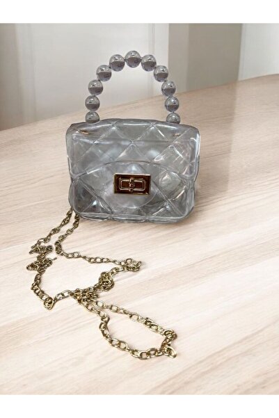 EyER Shoping Geantă din silicon cu lanț lung de dimensiunea portofelului