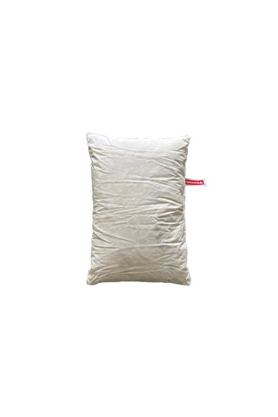 Domisa Pillow for Children 30 x 45 cm, Goose Down and Feather, 100% Cotton, White