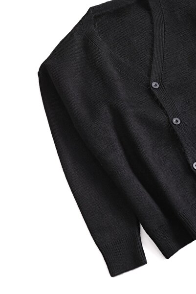 no7man Lorven Black Cardigan
