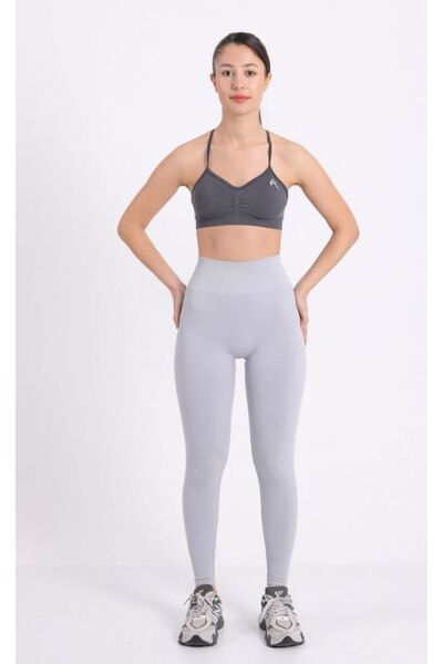 ALPHALETE Seamless/Shirred Tights with Gathered Detail