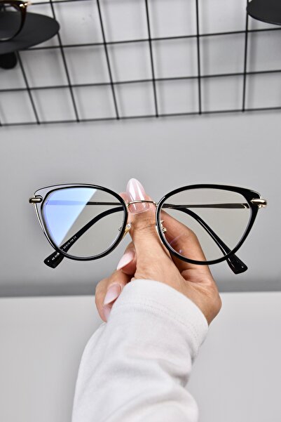LOOKUP Blue Light Protective Glasses Optically Compatible Lenses Replaceable with Cleaning Cloth and Case as a Gift