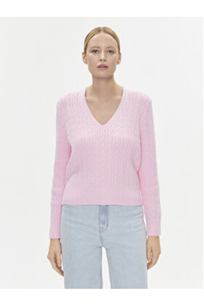 Tommy Hilfiger Women's Sweater WW0WW39017 Pink