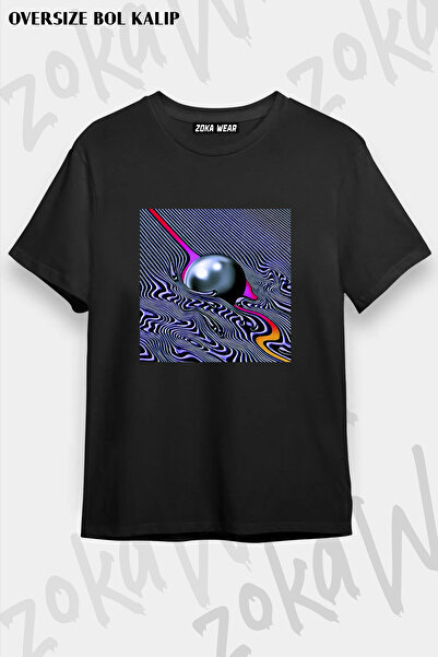 ZOKAWEAR Unisex Oversize Kalıp Tame Impala Tasarım Baskılı Tshirt