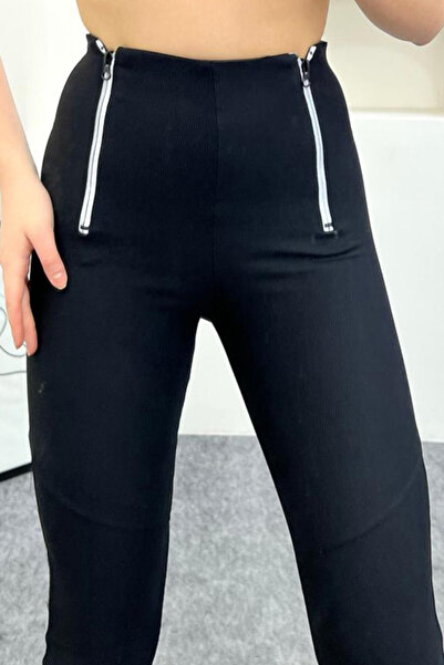 FashionForYou Καλσόν Edin με φερμουάρ και κλείσιμο δύο πλευρών, λευκό