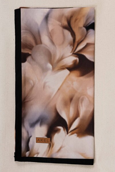 Akel ФРАНЦУЗЬКИЙ ШОВКОВИЙ ШАРФ З ВИШИВКОЮ ВИШИВКА-1