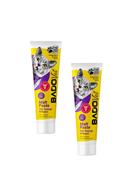 Bado Tüy Yumağı Önleyici Malt Paste Kedi Pastası 100 gr X 2 Adet