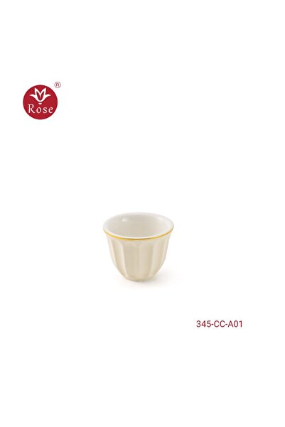 Rose 12-Piece Porcelain Arabic Coffee Cup Set, Rose - 345