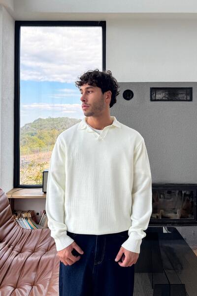 Flaw Wear V-Neck Knitwear Sweater