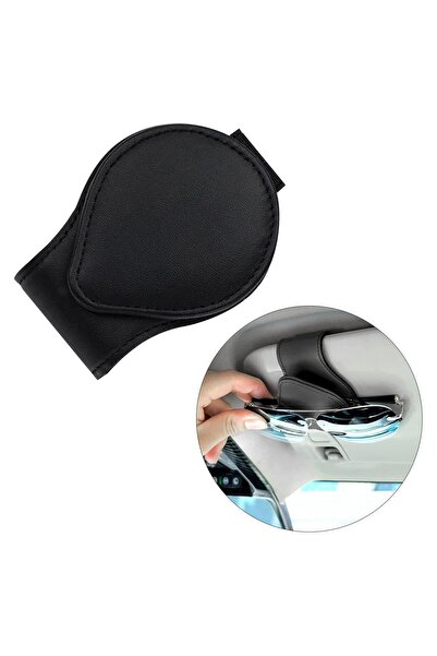 SUNUP Suport pentru permis de conducere pentru ochelari de mașină, cu clemă m...