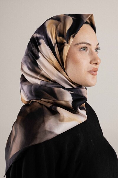 Akel ФРАНЦУЗЬКИЙ ШОВКОВИЙ ШАРФ З ВИШИВКОЮ ВИШИВКА-1