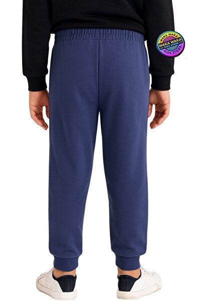 ww waka waka kids store Unisex Children's Basic Colored Sweatpants Cotton Comfortable Cut Jogger Model