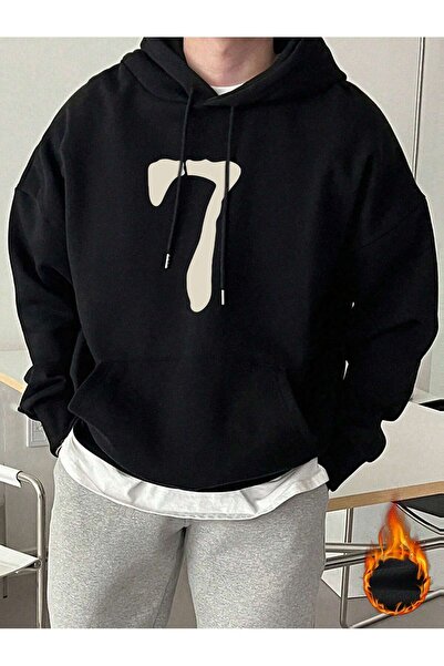 DİVİN Hanorac pentru bărbați 7 cu imprimeu țesătură de calitate cu supradimen...