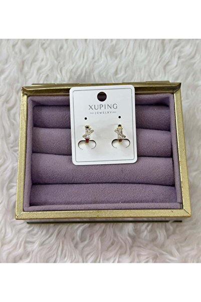 BY YASİN TOPÇU 💎 ✨   Xuping Baguette Sparkle Earrings – Elegant Shine & Stylish Detail 🌟 💖