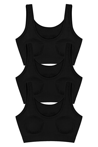 Öts Κοριτσίστικο μπουστάκι 3 τεμαχίων με χοντρά λουράκια και επένδυση (96% βαμβάκι - 4% ελαστάνη)