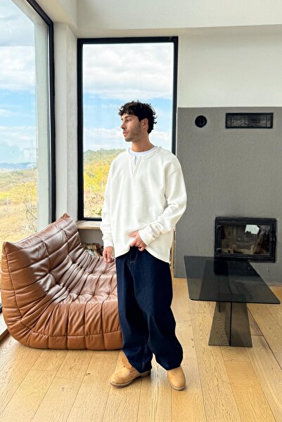 Flaw Wear V-Neck Basic Sweatshirt