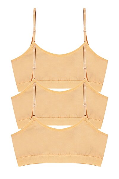 Öts Κοριτσίστικο μπουστάκι 3 τεμαχίων με ρυθμιζόμενους ιμάντες, αφαιρούμενα επιθέματα (96% βαμβάκι - 4% ελαστάνη)